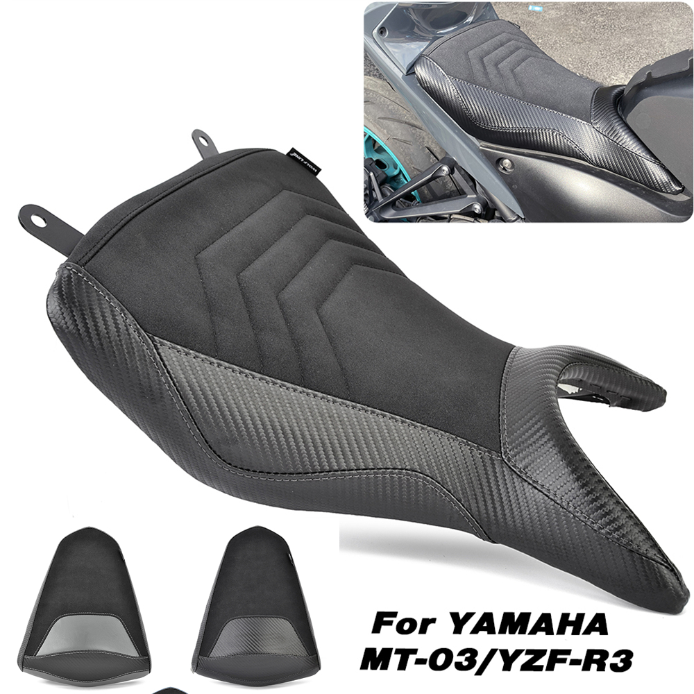 Leather Workbench - 2023 YZF-R3 MT-03 Motorcycle Seat Front