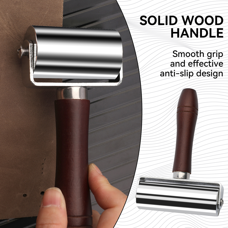 KRABALL Leather Press Edge Rol - Leatherwork Roller recension och pris