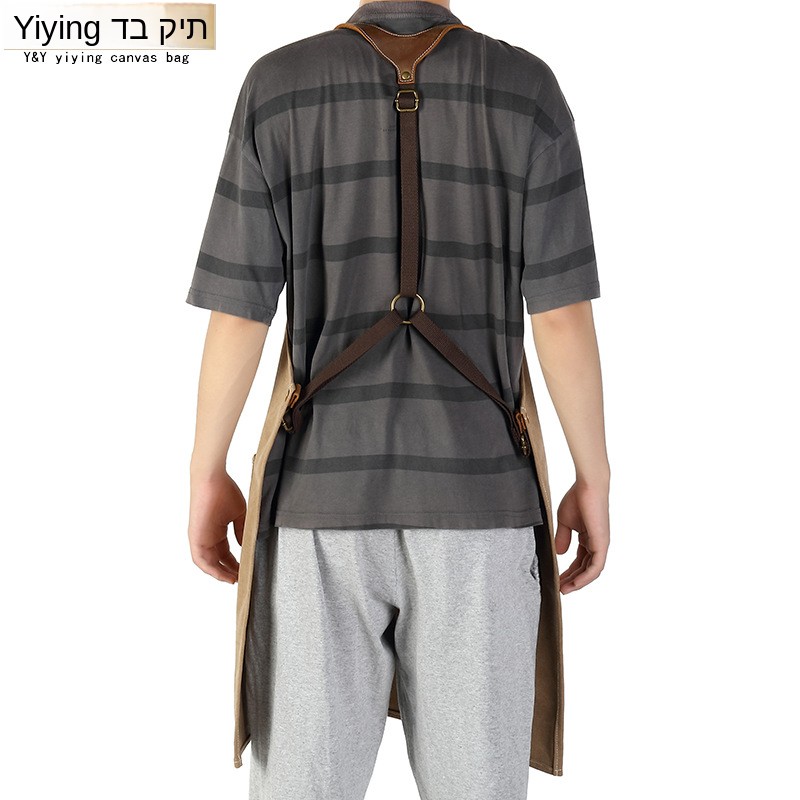 Fashionable Oil Wax Canvas Too - Leather Work Overalls recension och pris