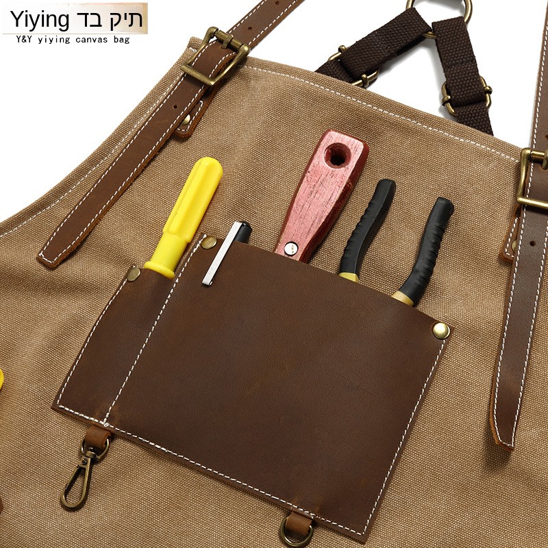 Fashionable Oil Wax Canvas Too - Leather Work Overalls recension och pris