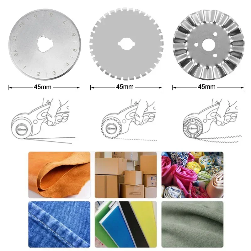 45MM Roller Wheel Knife Cloth  - Leatherwork Roller recension och pris