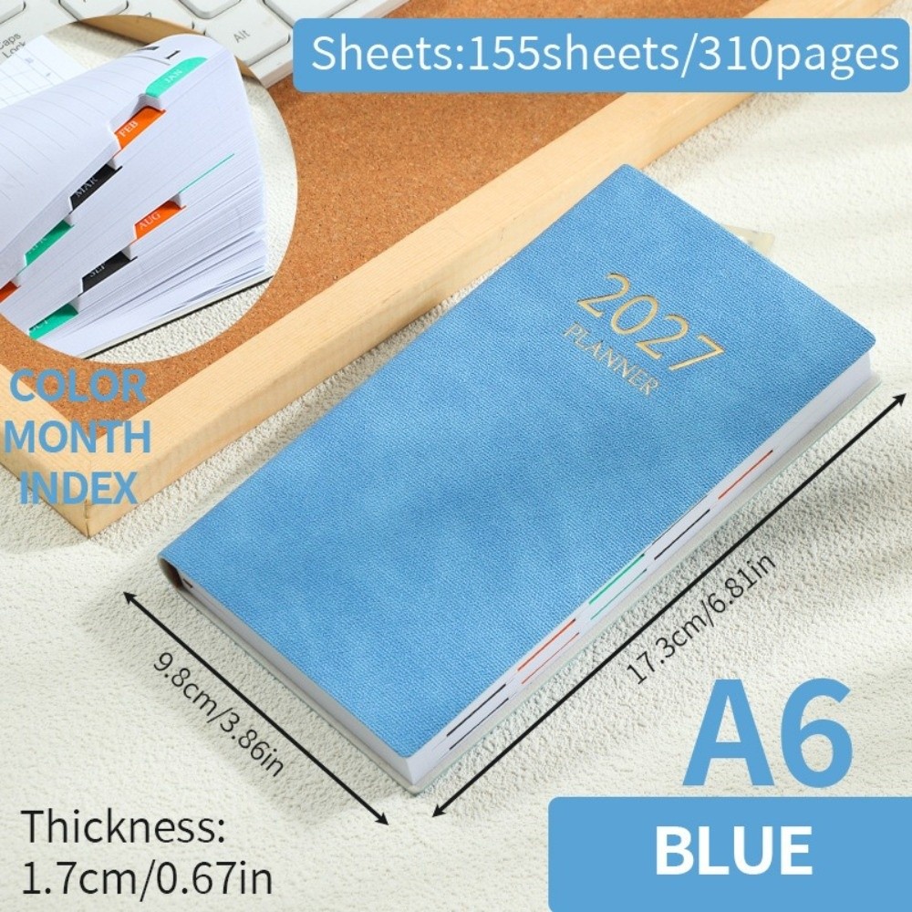 A6 Daily Planner Notebook 2027 - Leatherwork Plans recension och pris