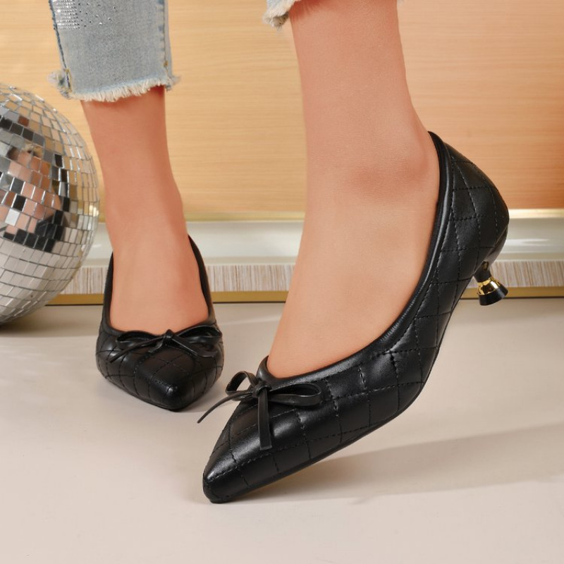 Vintage Women's Pointed Toe Bo - Leather Work Women Shoes recension och pris