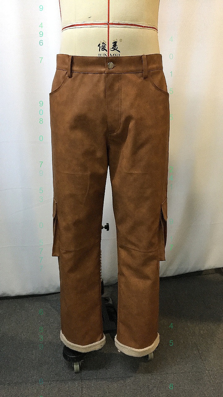 Mens Vintage Brown PU Leather  - Leather Work Overalls recension och pris