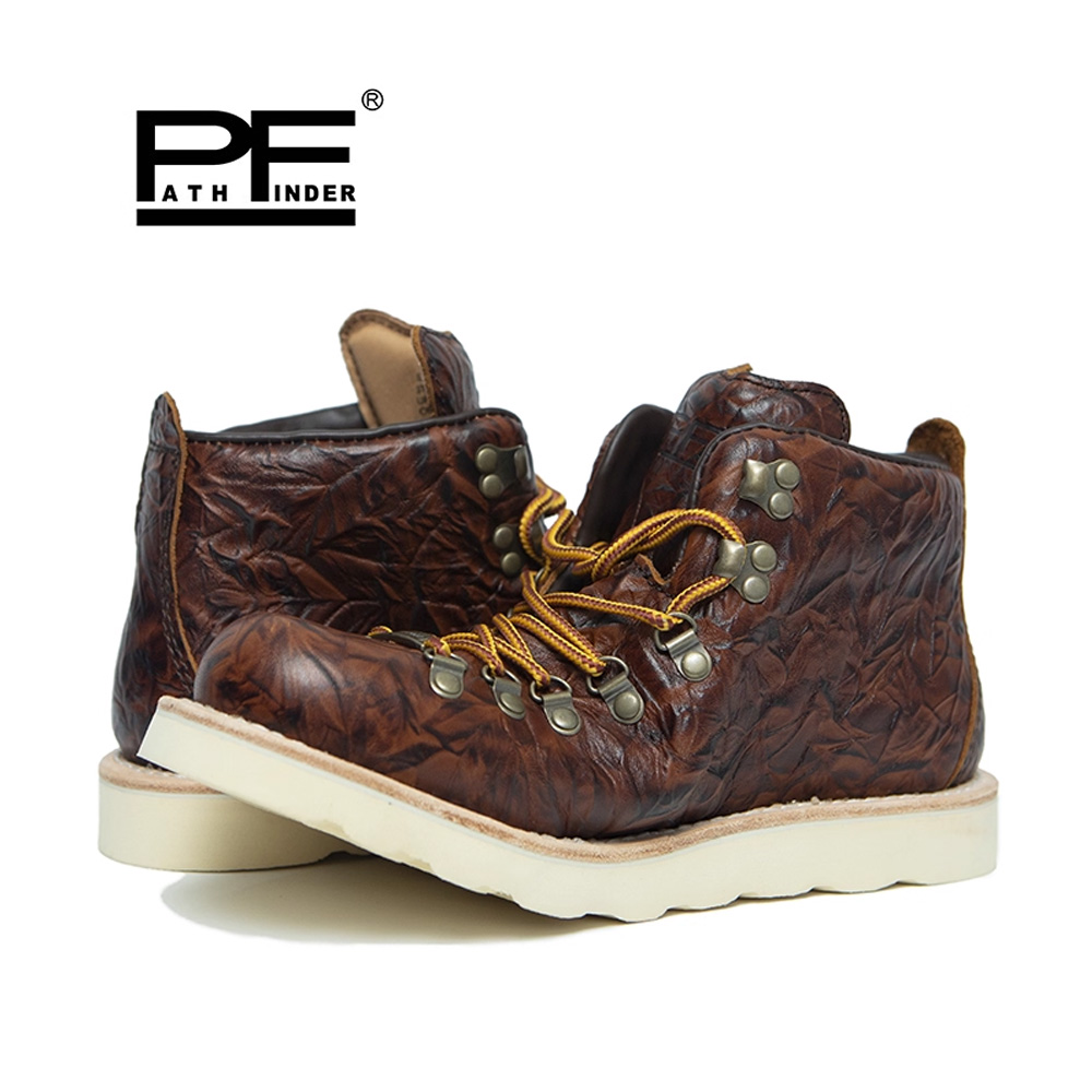 pf Fashion Men's Genuine Leath - Leather Work Women Shoes recension och pris
