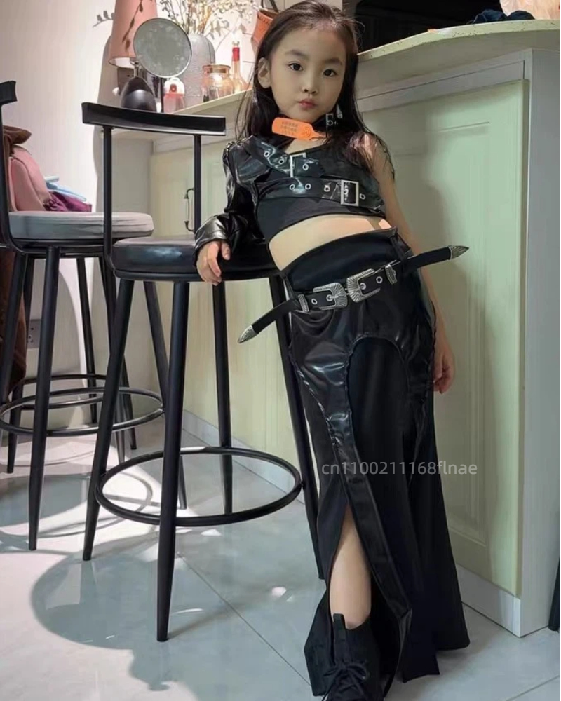 New Girls' Jazz Dance Leather  - Leather Work Overalls recension och pris