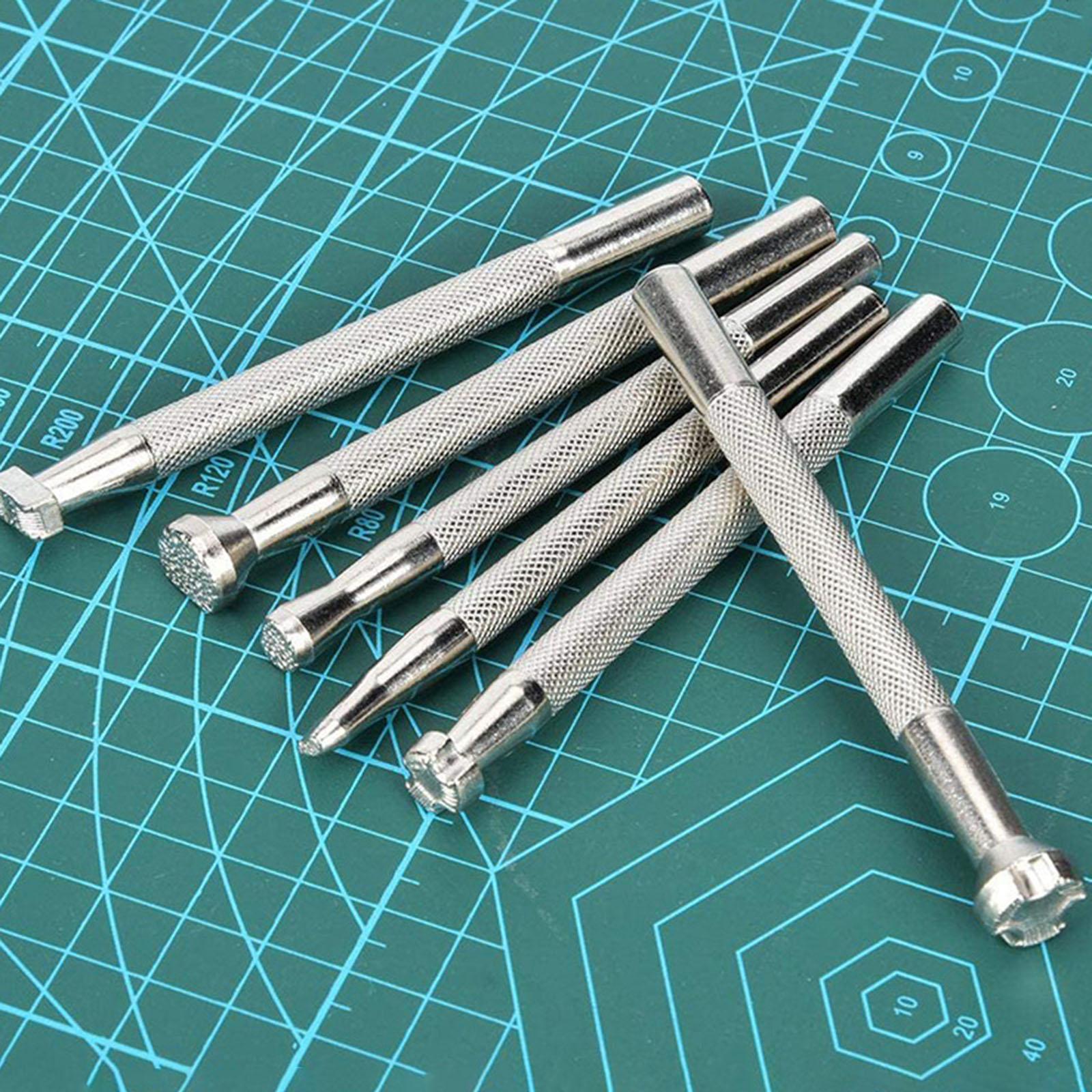 6Pcs Leather Stamping Tools Le - Leatherwork Art recension och pris