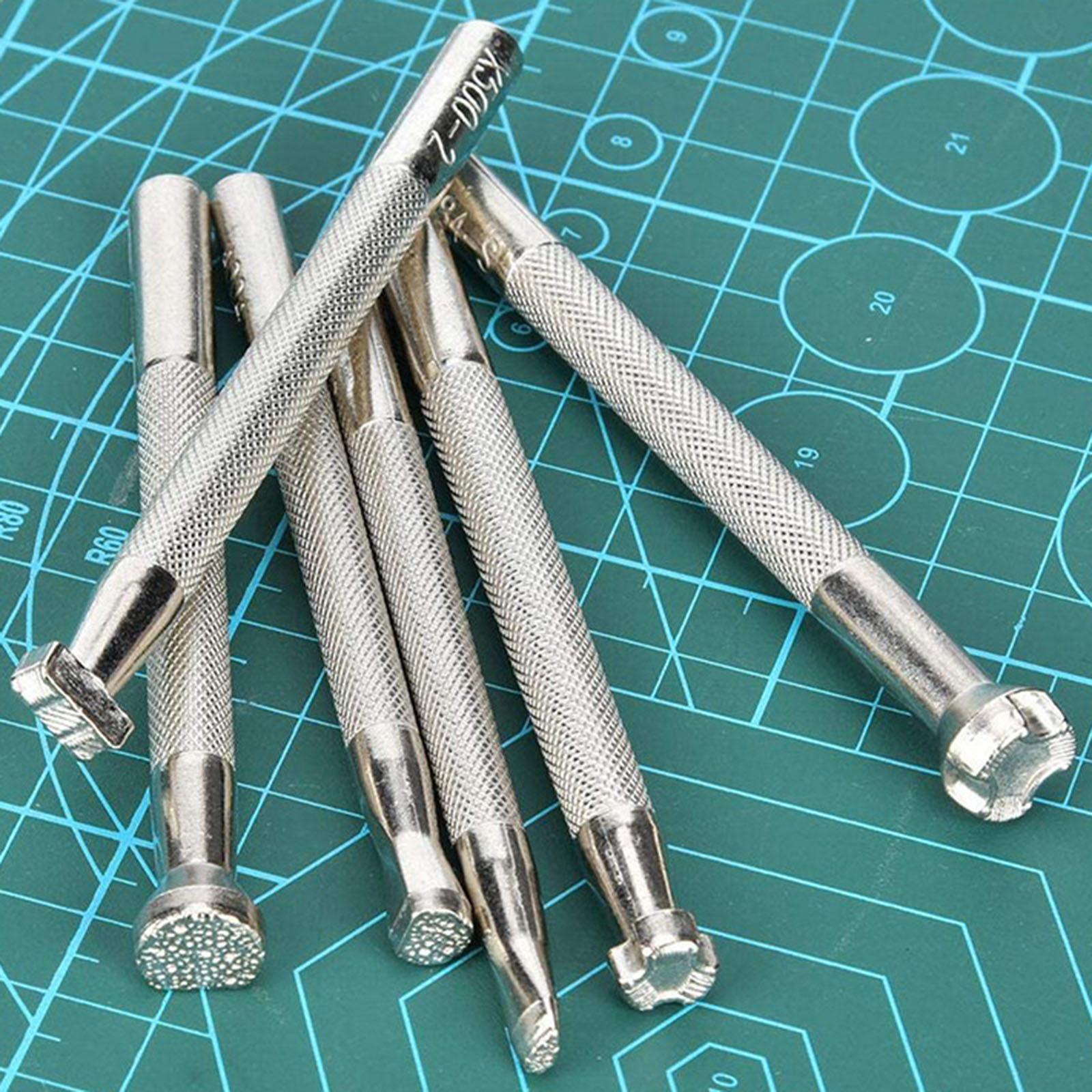 6Pcs Leather Stamping Tools Le - Leatherwork Art recension och pris
