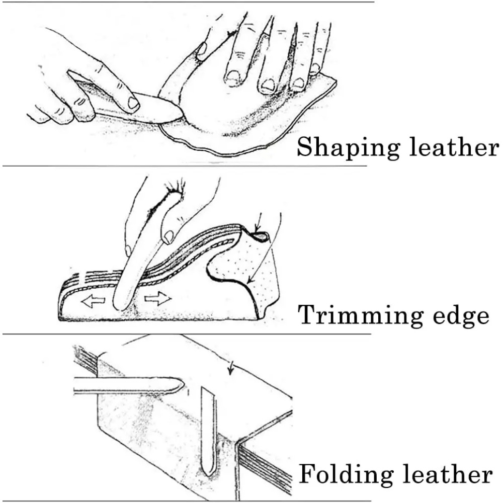 Leather Craft Edge Burnishing  - Leatherwork Art recension och pris