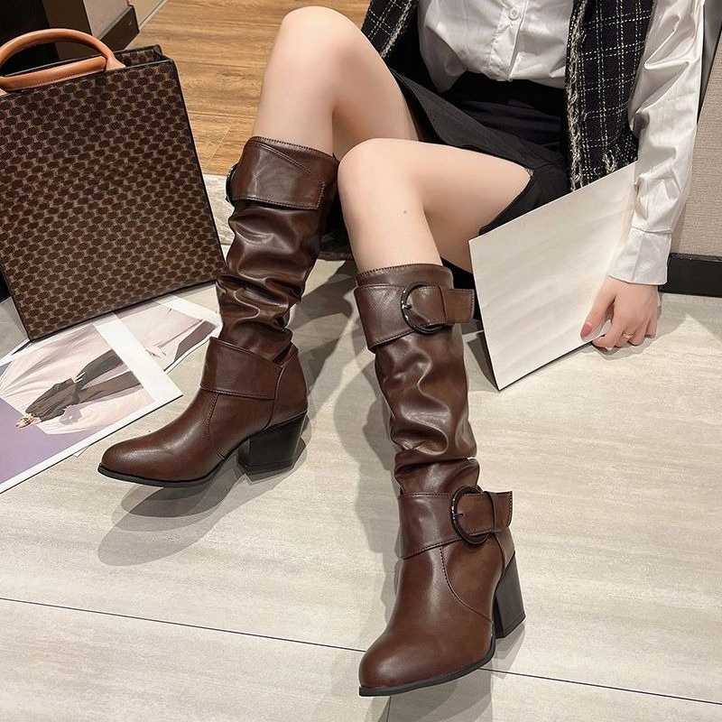 Retro Leather Round Toe Women' - Leather Work Women Shoes recension och pris