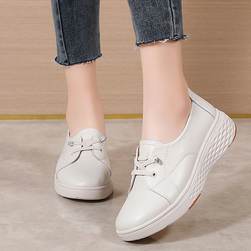 Spring Autumn Women Comfortabl - Leather Work Women Shoes recension och pris