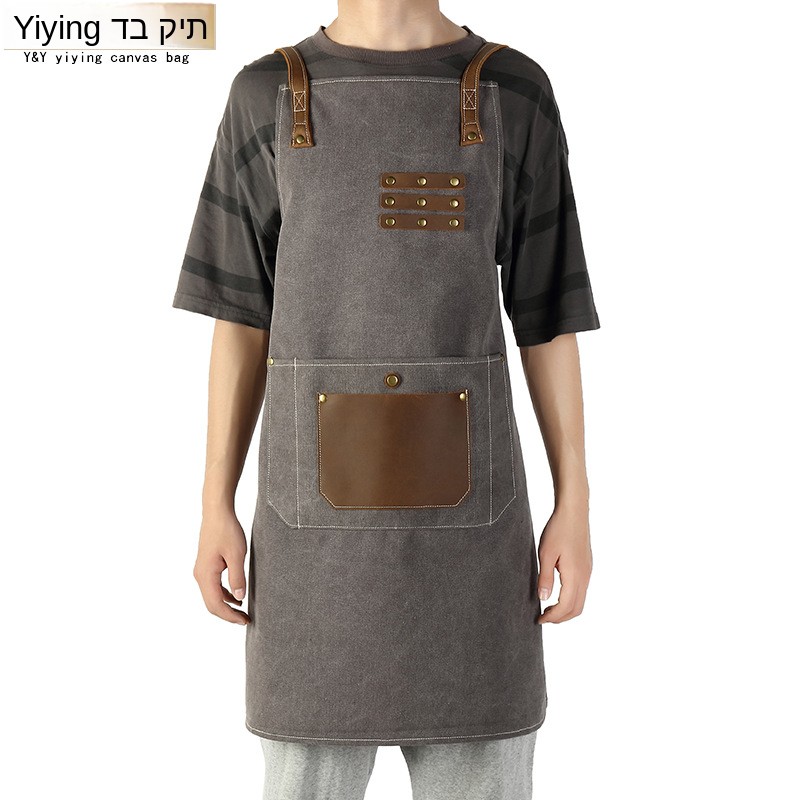 Fashionable Wax Canvas Tool Ap - Leather Work Overalls recension och pris