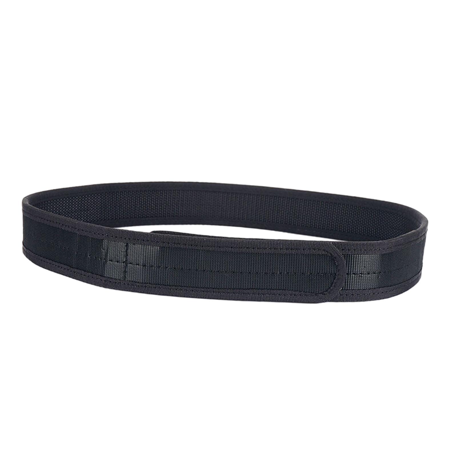 Black Nylon Inner Belt with St - Leather Work Overalls recension och pris