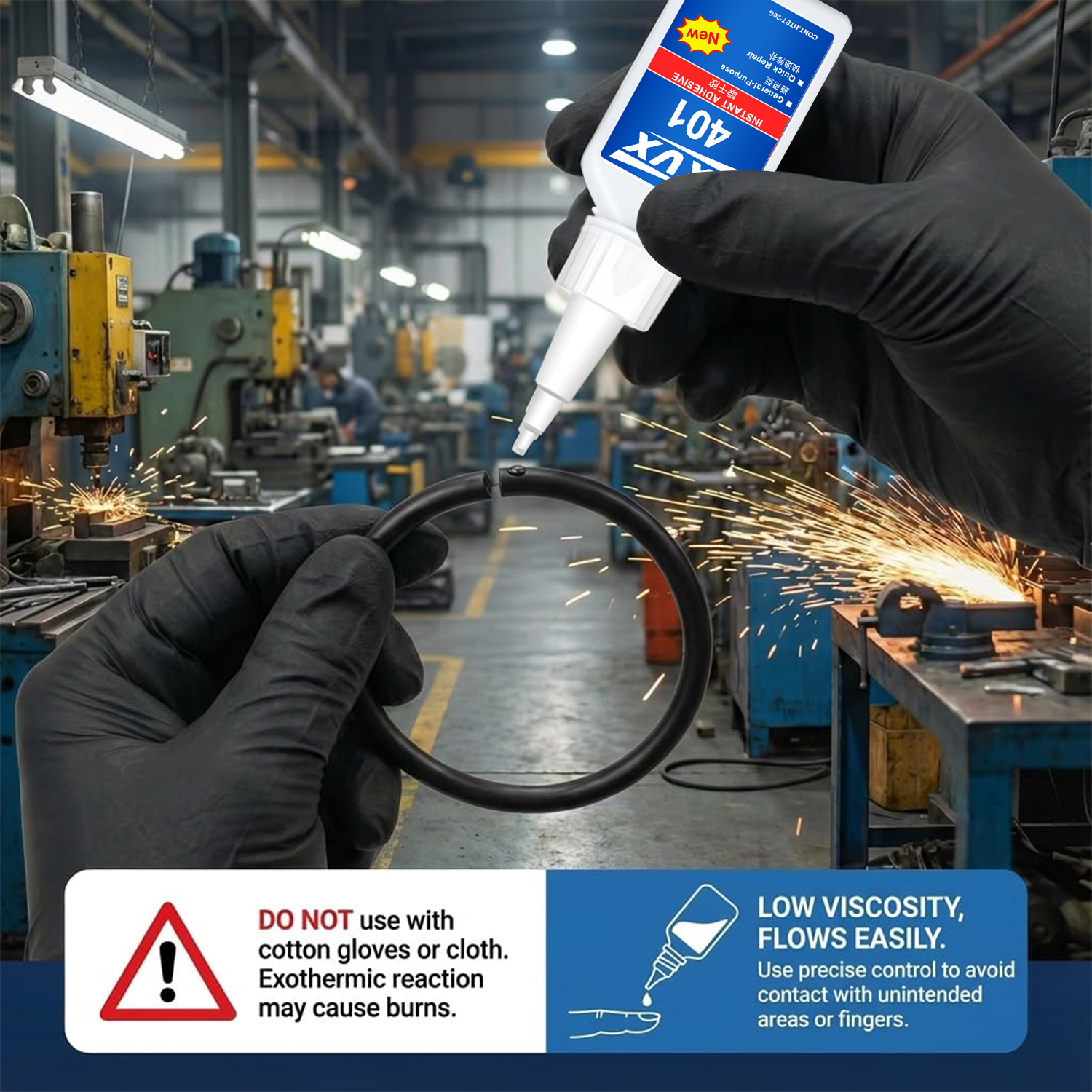 Brand-new 401 super glue super - Leather Work Leather recension och pris