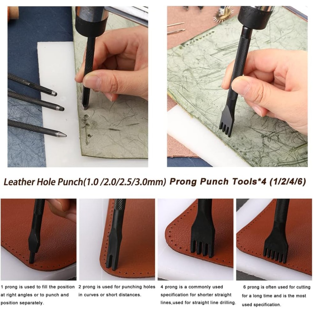 Leather Working Tools Practica - Leatherwork Or Leathercraft recension och pris