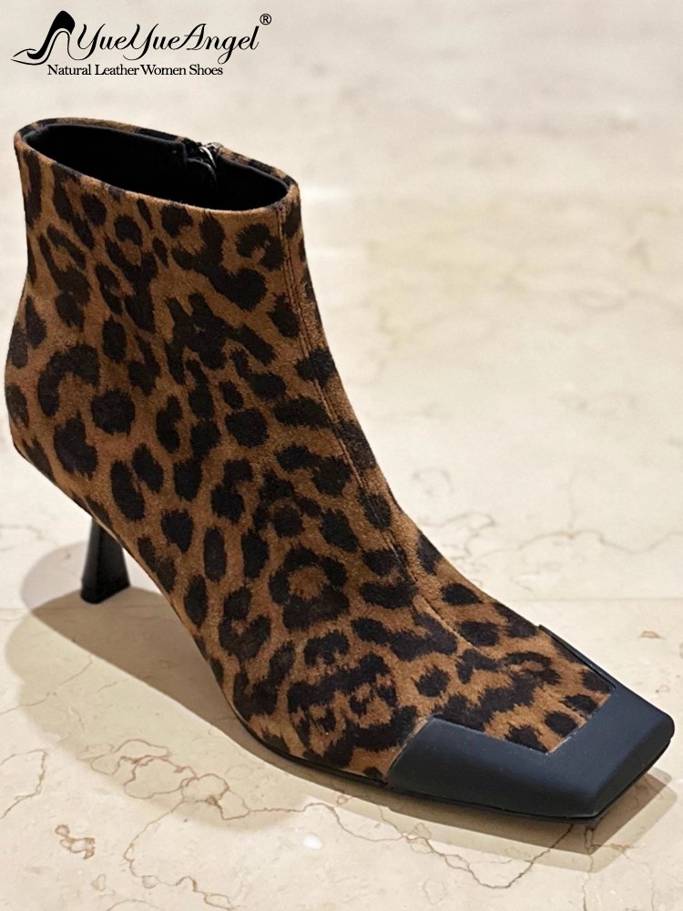 Fashion Women Square Toe Thin  - Leather Work Women Shoes recension och pris