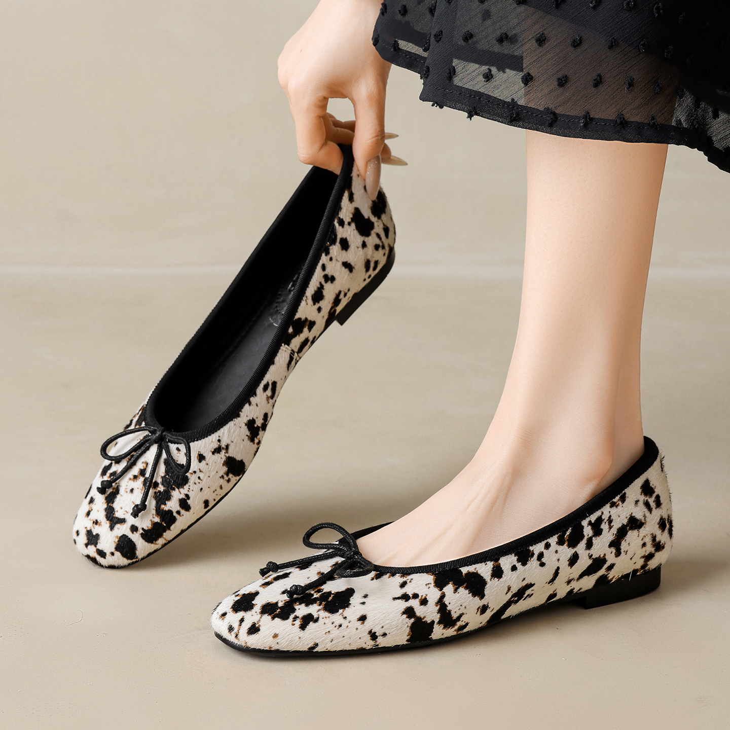  Genuine Leather Horsehair Le - Leather Work Women Shoes recension och pris
