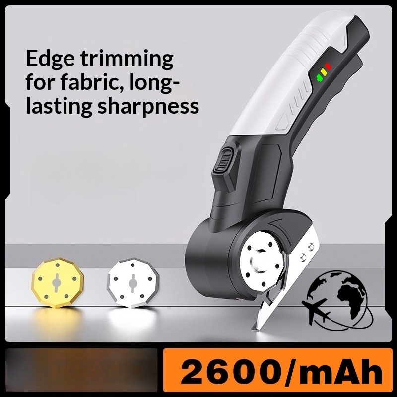 Cordless Electric Rotary Fabri - Round Knife Leatherwork recension och pris