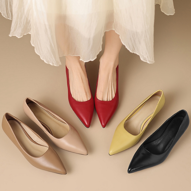 Women's new spring and autumn  - Leather Work Women Shoes recension och pris