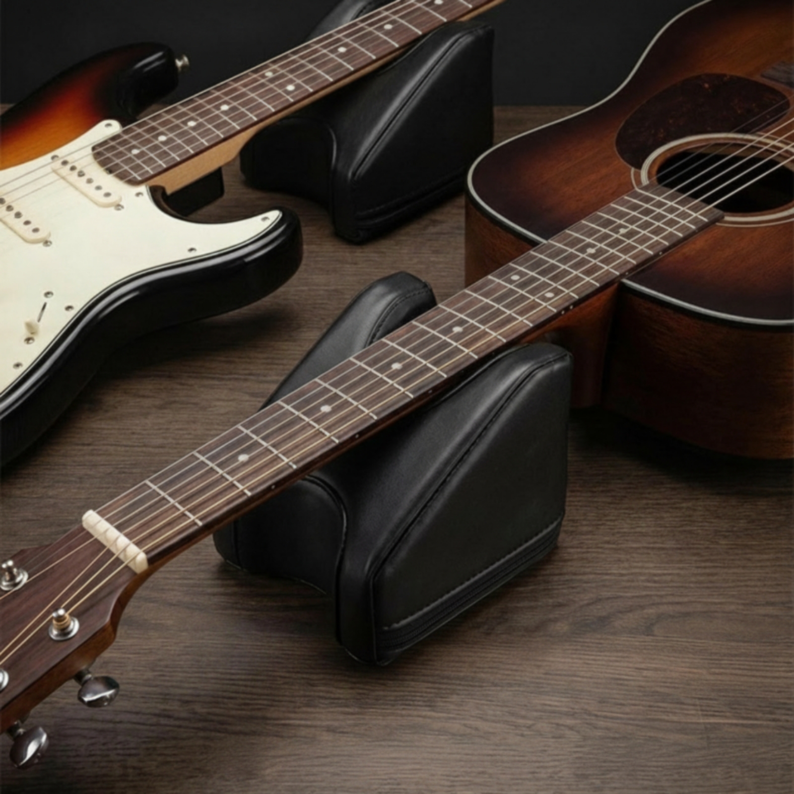 Guitar Neck Rest Padded Guitar - Leather Workbench recension och pris