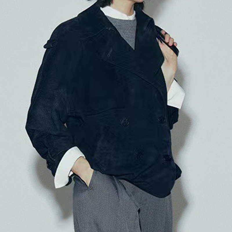 Real Suede Jacket Autumn Women - Leather Work Jacket Women'S recension och pris
