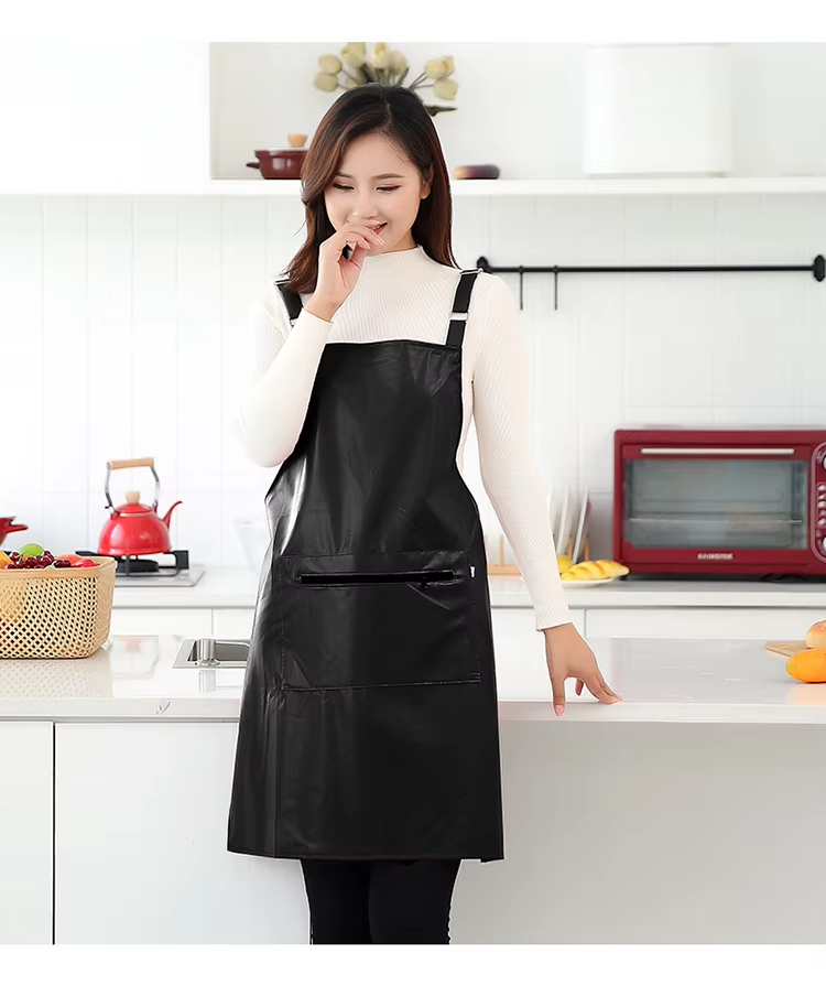 Waterproof Oil-proof Leather A - Leather Work Overalls recension och pris
