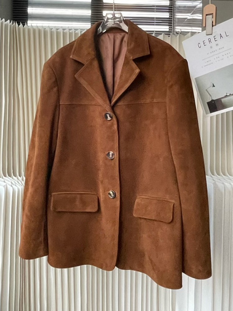 Vintage Autumn Women Real Shee - Leather Work Jacket Women'S recension och pris